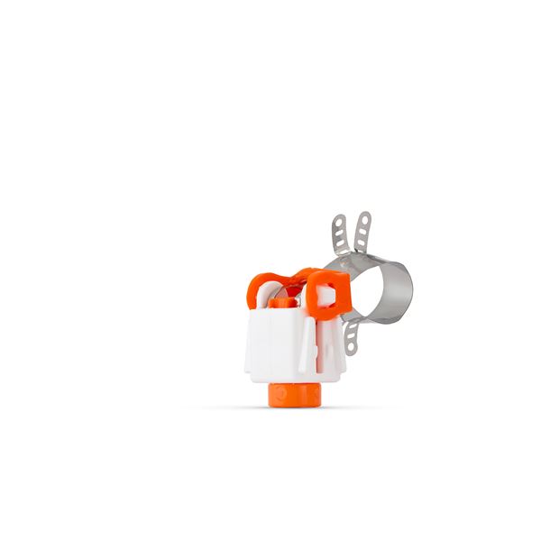 Quickmat Hoop s krídelkami small oranžové 5,5mm, 45ks