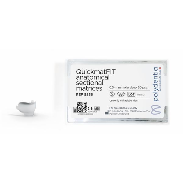 QuickmatFit matrice sekčné molar deep 0,04 50 ks