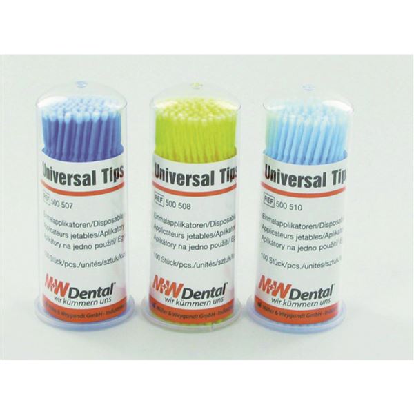 M+W Universal Tips regular modré 100ks s držiakom