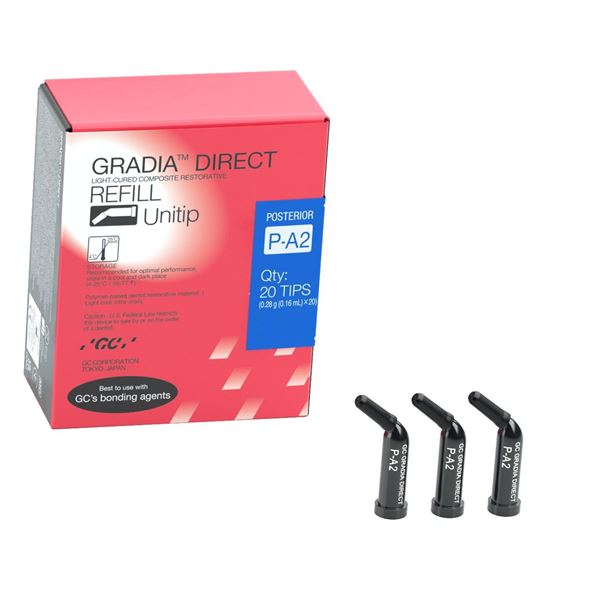 Gradia Direct Posterior Unitips A2 20ks