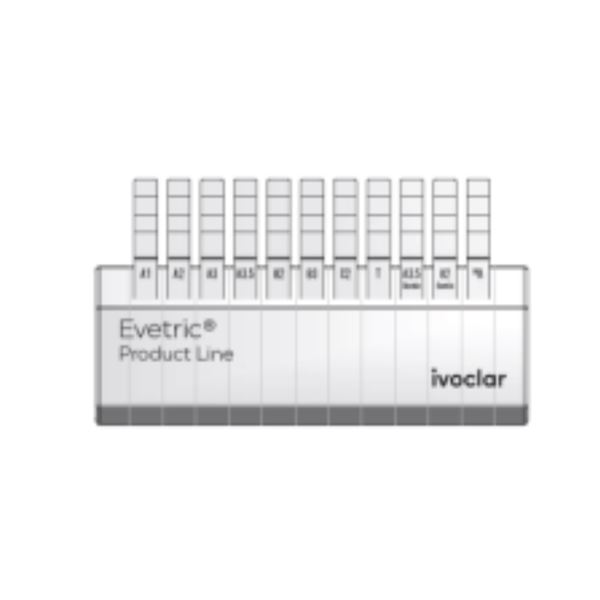 Evetric Line vzorník odtieňov