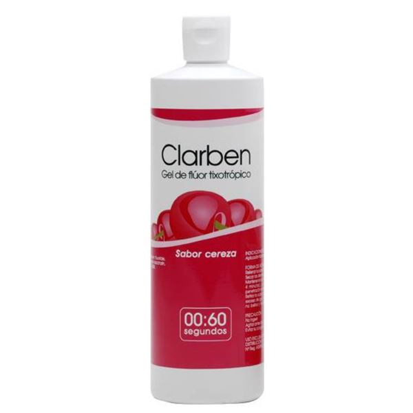 Clarben -Fluoridačný gél  čerešňa 500 ml