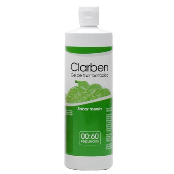Fluoridačny gel  Clarben mäta 60sec 450ml   