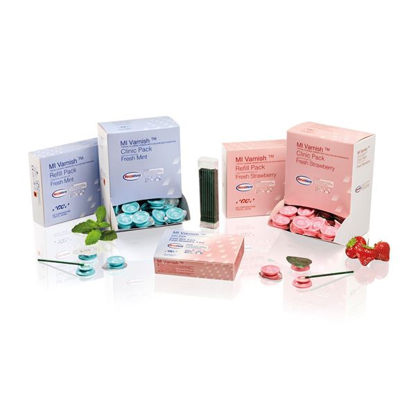 GC MI Varnish 100 x 0,5 ml jahoda
