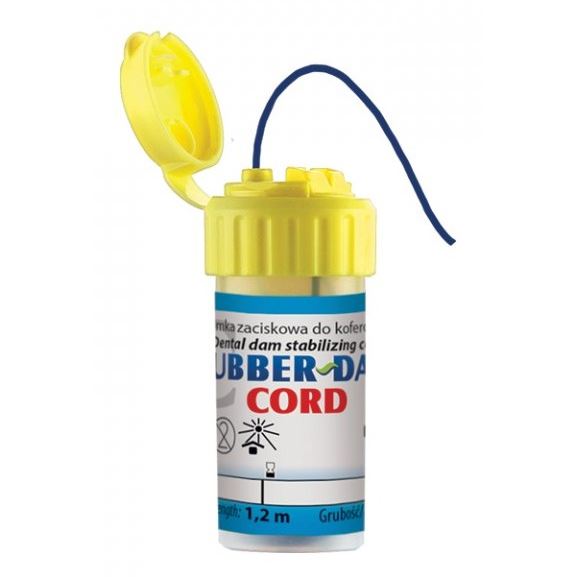 Rubber Dam Cord vlákno tenké ružové 1,2m