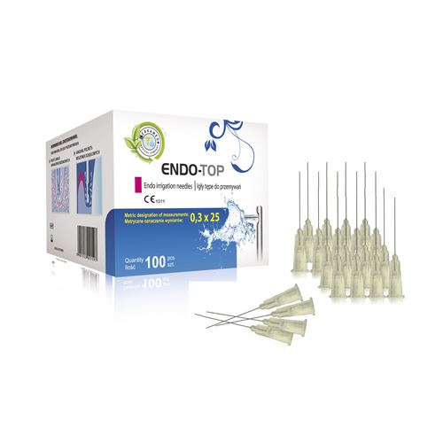 Endo-Top  výplachové ihly 0,3x25  100 ks žlté