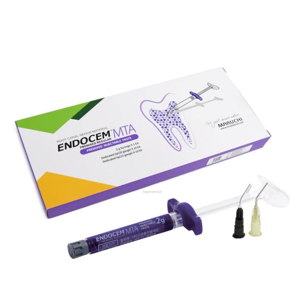 Endocem MTA Premixed Regular striekačka 2g + kanyly