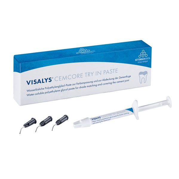 Visalys CemCore Try In Paste Translucent (1.4ml str. + 5 tips)