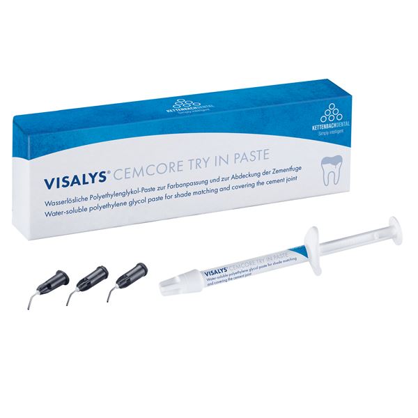 Visalys CemCore Try In Paste Bleach (1.4ml str. + 5 tips)