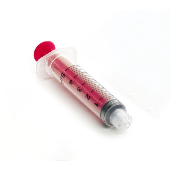Farebné striekačky CanalPro 5ml - červené 50 ks