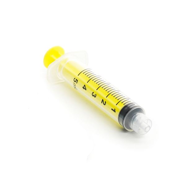 Farebné striekačky CanalPro 5ml - žlté 50 ks