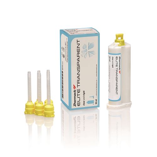 Elite Transparent kartuša 50 ml + 6 mixing tips