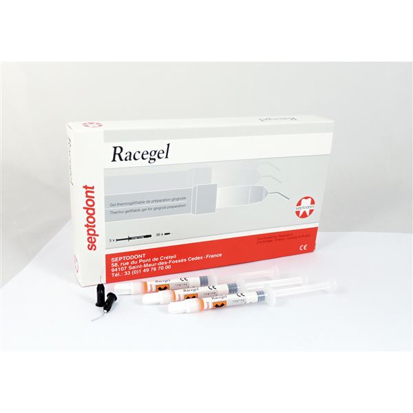 Racegel 3x1,4g + 20 kanyl