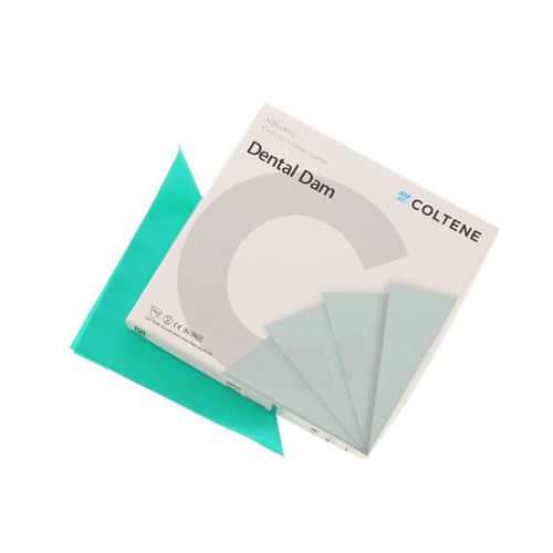 Hygenic Dental Dam bez latexu stredné zelené 152x152mm, 15 ks