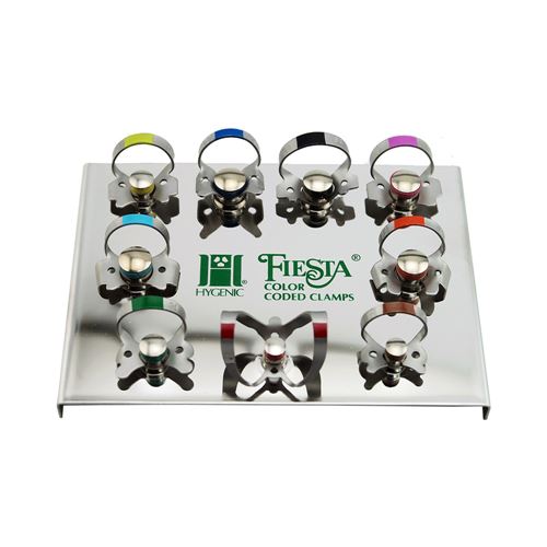 Hygienic fiesta Clamps set 9 matových spon bez krídel