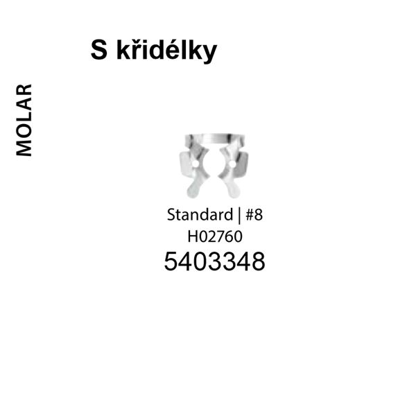 Dental Dam Wingless Upper Molar 8