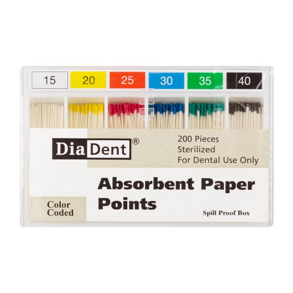 Papier.čapy DiaDent 15-40 kalibrované