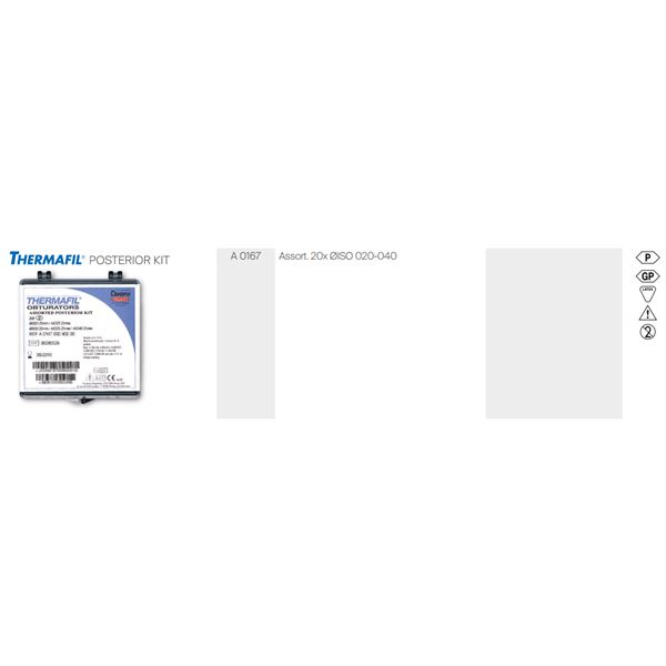 Thermafil Posterior kit 020-040, 20 ks