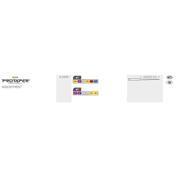 ProTaper Gold   SX/F3 25 mm