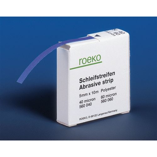 Abrasive strips 10m - 40 micr.ROEKO 560040