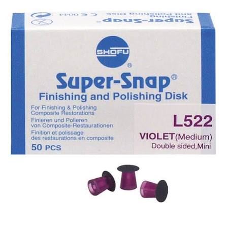 Super Snap fialové , stredné, mini L522 50 ks