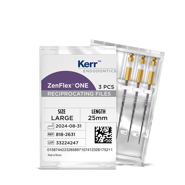 ZenFlex ONE NS Recipro NiTi File, .45/.06/25mm, 3ks