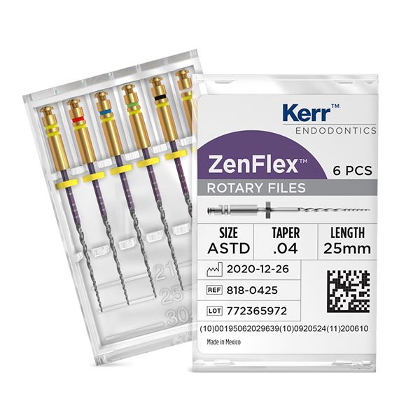 ZenFlex Niti 25mm Set 6% 818-1625