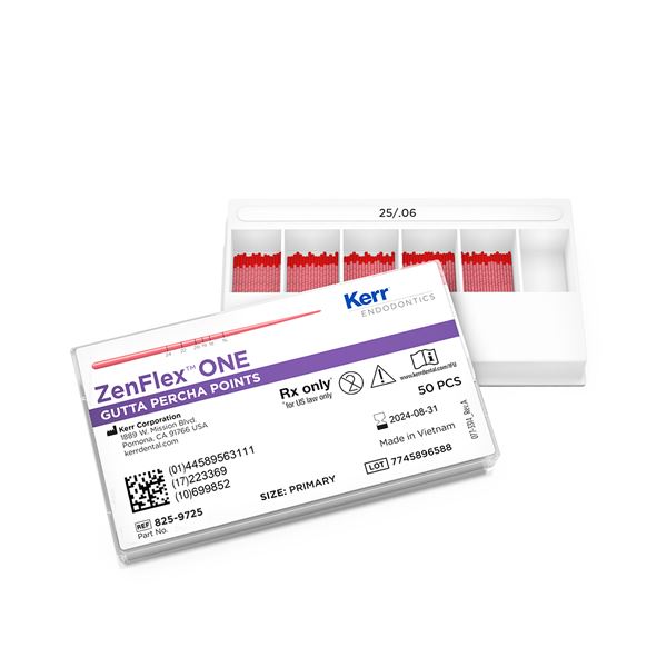 ZenFlex ONE Gutta Percha Points 25/06, 50ks