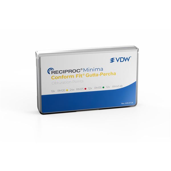 VDW Reciproc Minima ConformFit gutaperč. čapy RM20-45 Ass.