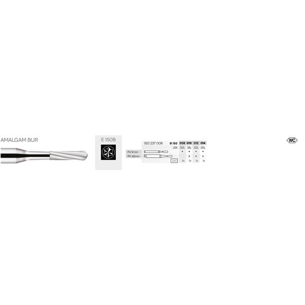 Cavity bur amalgám FG 012