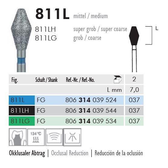 Meisinger dia 811LH 314 37, 2ks