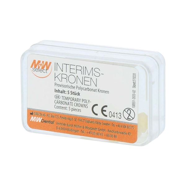 M+W Provizórne korunky polykarb. č. 10