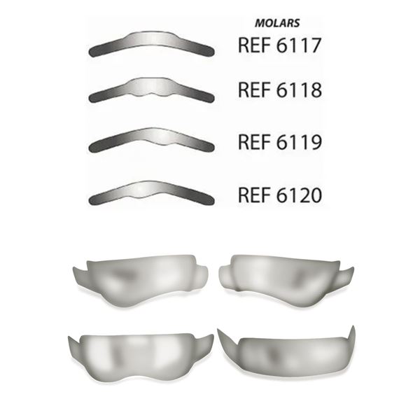 Contoured anatomical matrices molar 30ks - 6119