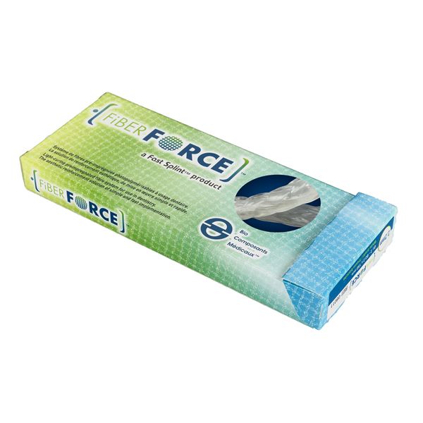 Fast Splint zapletený cop biely 2mm x 150mm 2ks