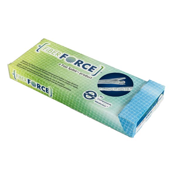 Fast Splint zapletený cop biely 1mm x 150mm 2ks