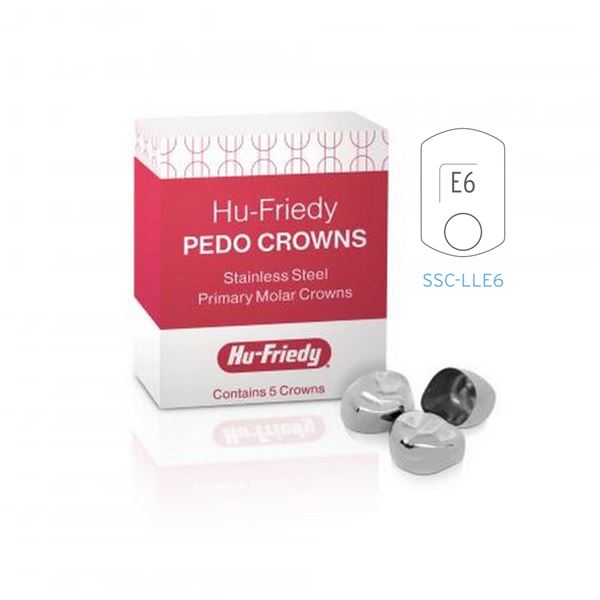 Crowns Lower Left Primary 2nd #6 Refill SSC-LLE6 Hu-Friedy