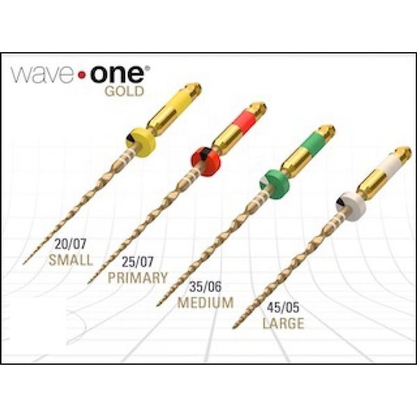 Wave-one  Gold  MEDIUM zelené  3-file  25 mm