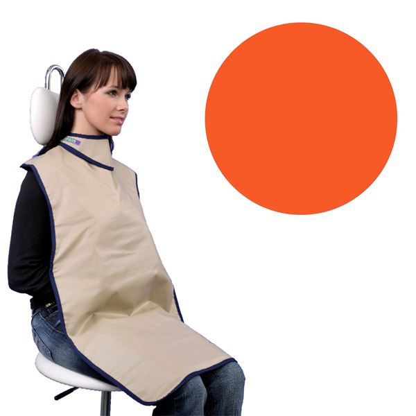 Ochranná zástera L intraoral. oranžová č.5