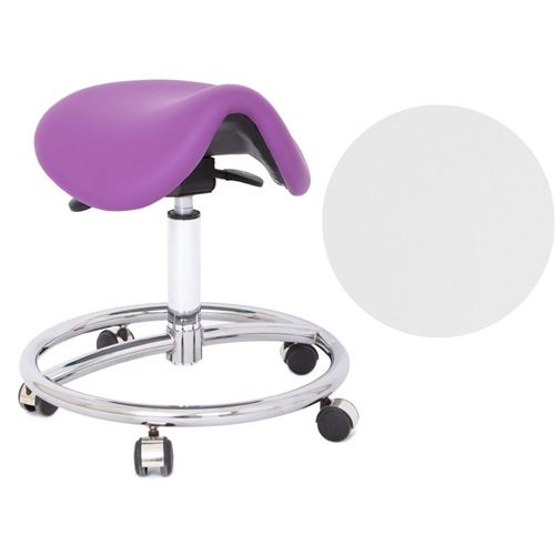 Stolička Cline K - biela - Meditap 9001