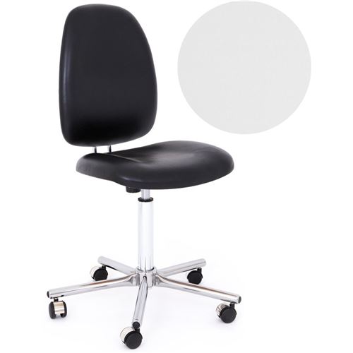 Stolička Kovona bez kruhu, biela - Meditap 9001