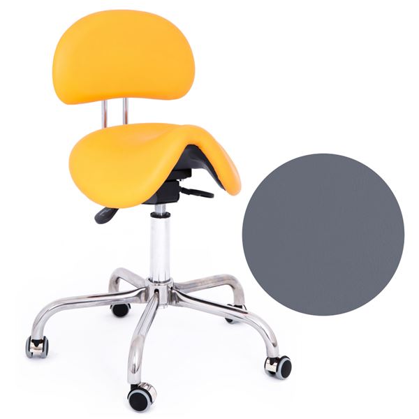 Stolička Cline FL - tm.šedá Meditap 7107