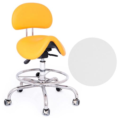 Stolička Cline FLK - biela Meditap 9001