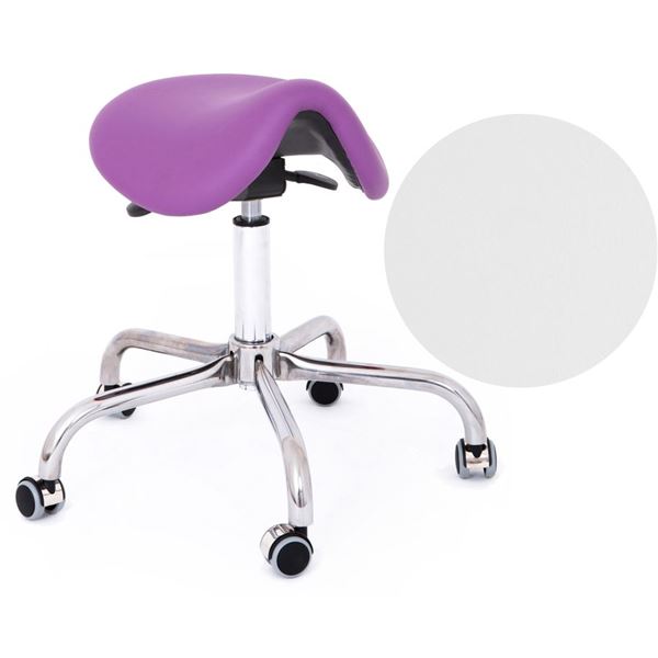 Stolička Cline F - biela Meditap 9001