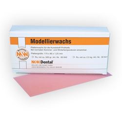 M+W Modelovací platničkový vosk ružový 2500g