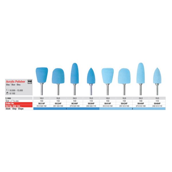 Acrylic polisher 0632 6ks