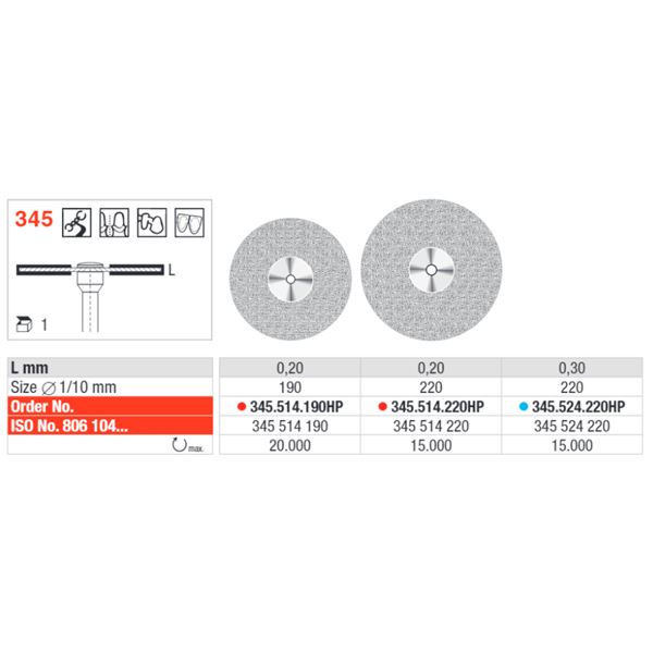 Diadisk flex 345.524.220 HP