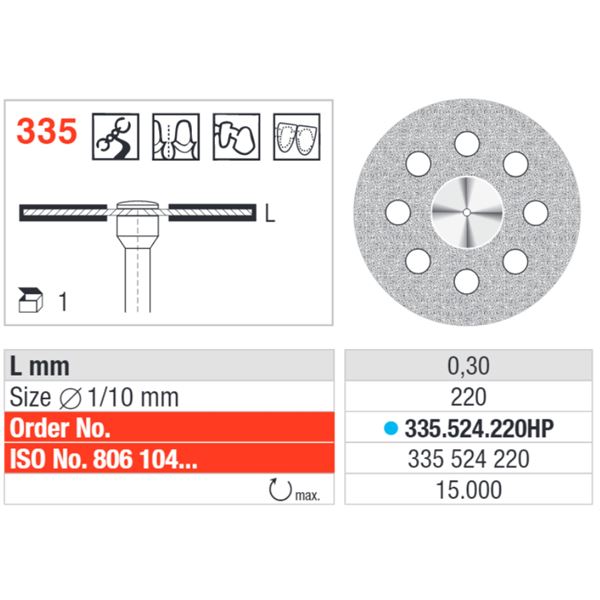 Diadisk Superflex 335.524.220 HP/CH