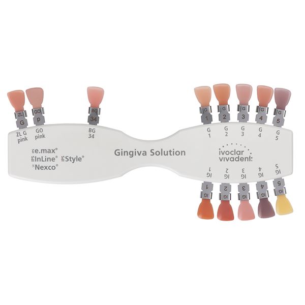 IPS Style Ceram vzorkovník odtieňov Gingiva Solution