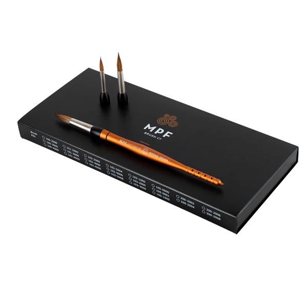 Štetec Optimum Man, set č. 4,6,8 - oranžový