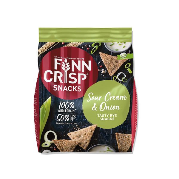 Hu-Fa Finn Crisp snack žitný smotana s cibulkou